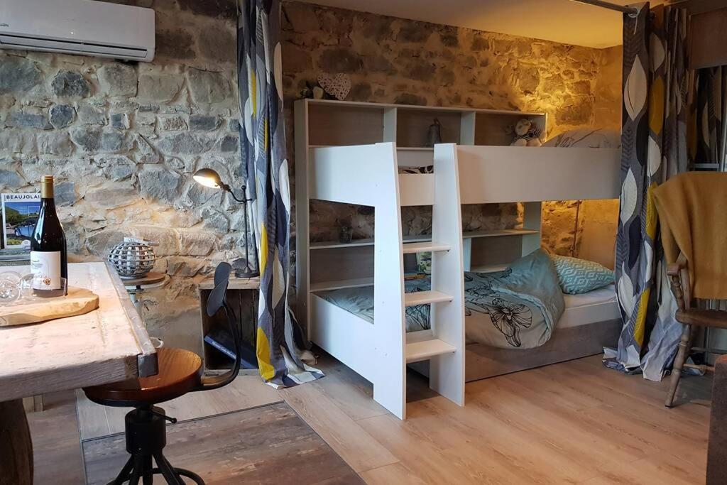 Studio tout confort entre vignes et prés Saint-Didier-sur-Beaujeu Exterior foto